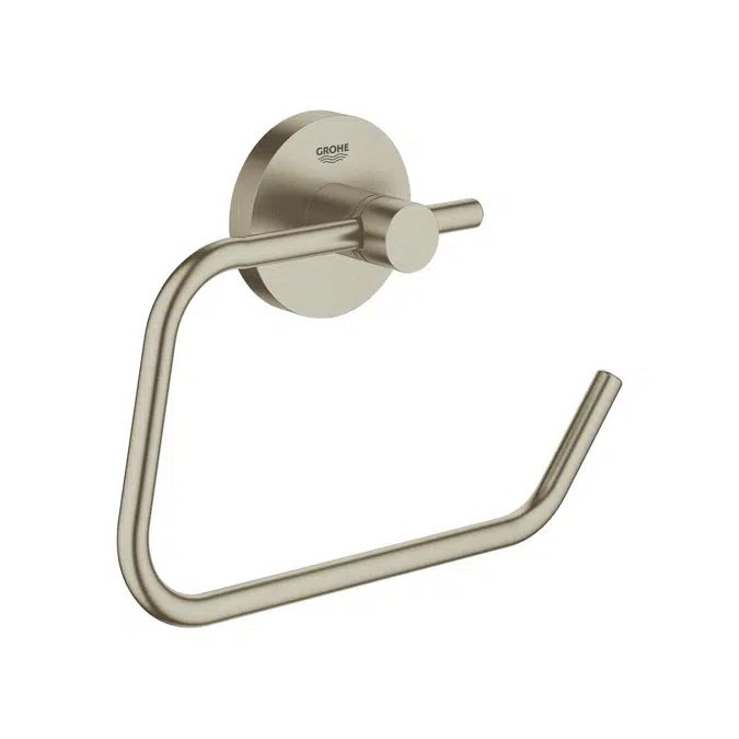 GROHE Essentials Accessories Toilet Roll Holder Brushed Nickel