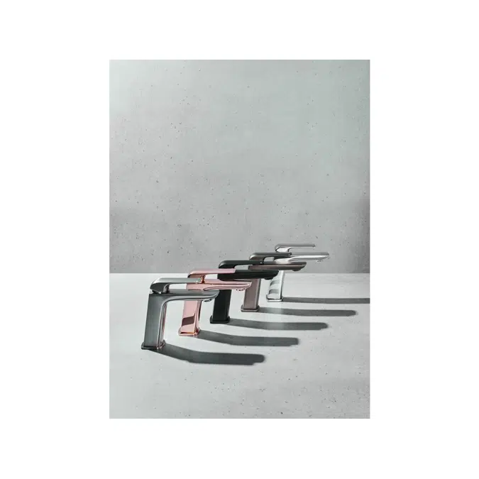 Objetos BIM ¡Descarga gratis! Milli Glance Basin Mixer Tap Brushed