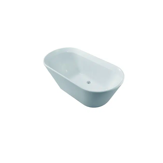 Posh Bristol Freestanding Bath 1760 x 800 x 590mm White