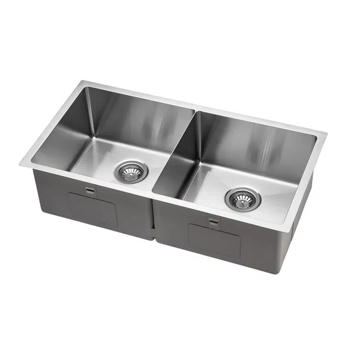 Memo Zenna Double Bowl Sink Stainless Steel