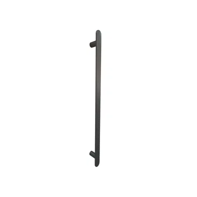 Obrázek pro Mizu Soothe Vertical Heated Towel Rail (Less Transformer) Brushed Gunmetal