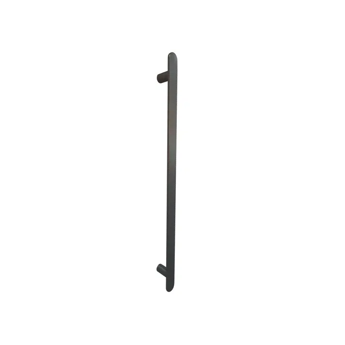 Mizu Soothe Vertical Heated Towel Rail (Less Transformer) Brushed Gunmetal