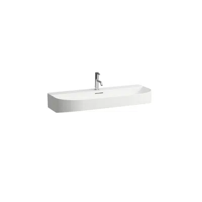 Image for LAUFEN Sonar Wall Basin with Overflow & Fixing Bolts 2 Taphole 1000 x 420mm White