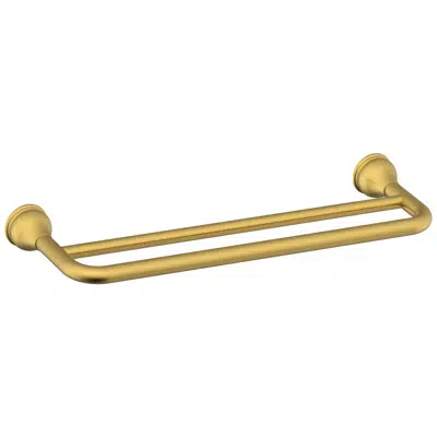 Image for Milli Monument Edit Double Towel Rail 750mm Brushed Gold