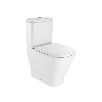 Image for Roca The Gap Close Coupled Back To Wall Back Inlet Comfort Height Toilet Suite White (4 Star)