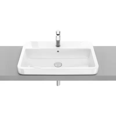 Image for Roca The Gap Semi Inset Basin 700mm x 410mm 1 Taphole White