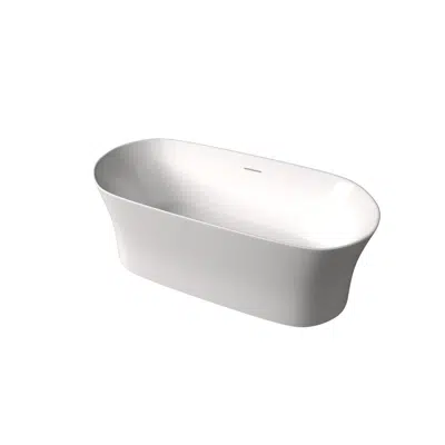 imazhi i Roca Inspira Freestanding Bath with Overflow 1800mm x 800mm White