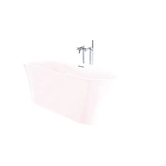 Roca Inspira Freestanding Bath with Overflow 1800mm x 800mm White