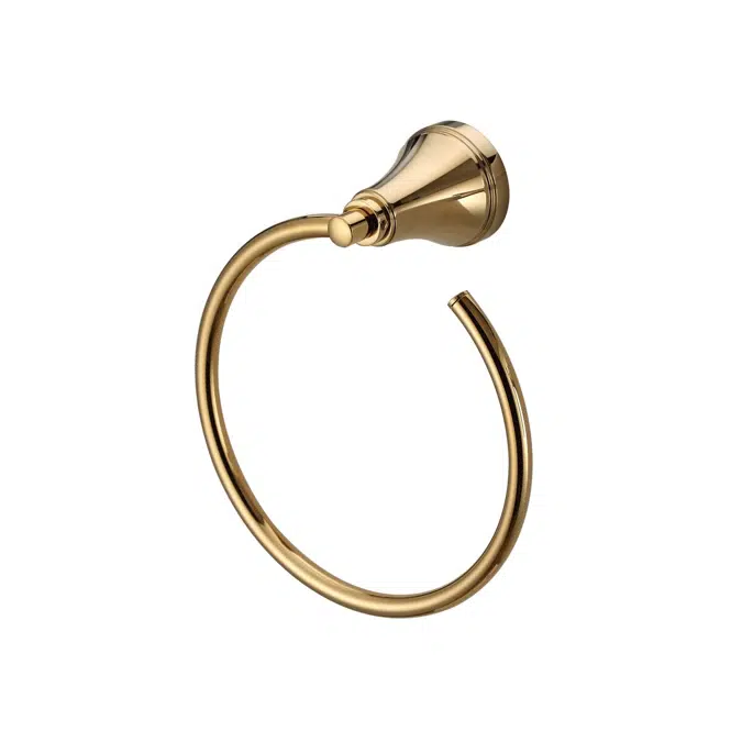 Kado Era Towel Ring Brass Gold