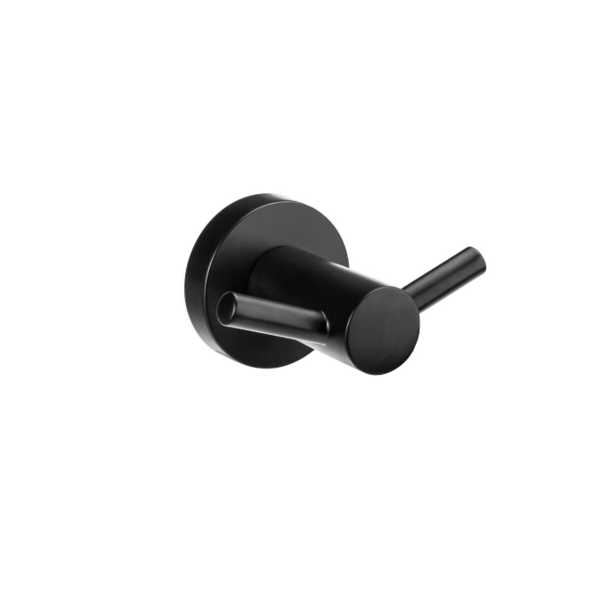 BIM objects - Free download! Posh Solus MK2 Robe Hook Matte Black ...