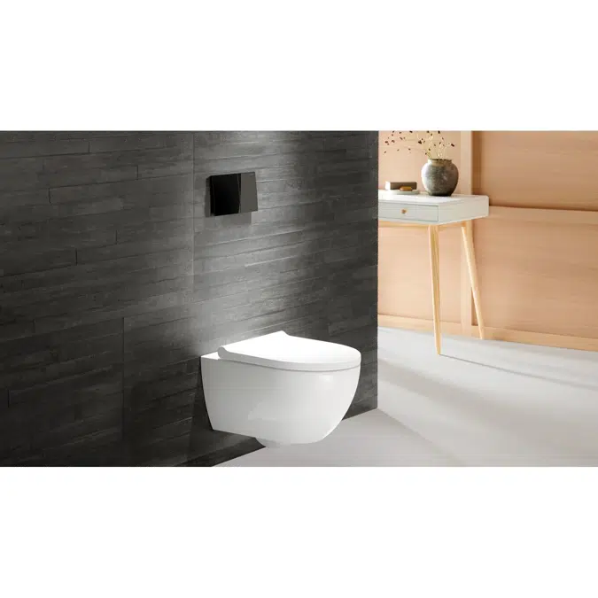 Geberit Sigma70 Dual Flush Button Black Glass
