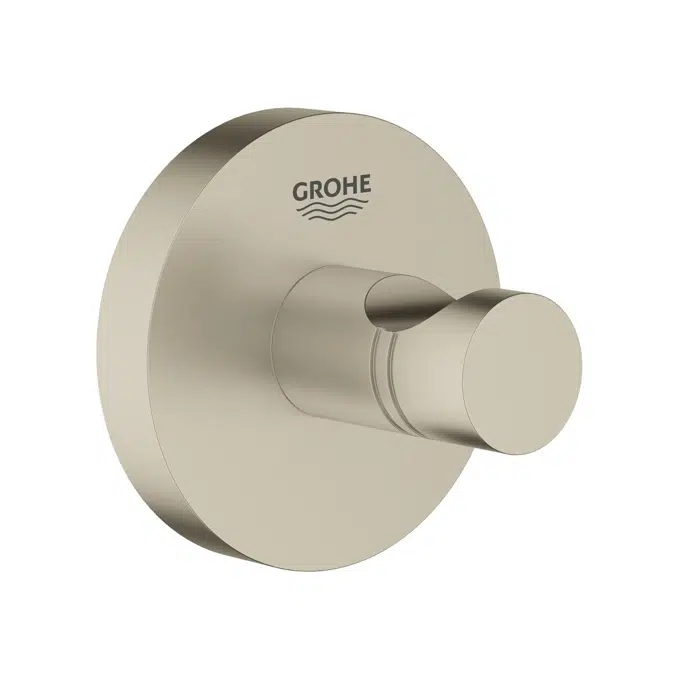 GROHE Essentials Accessories Robe Hook Brushed Nickel