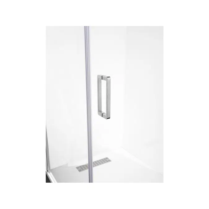 Posh Domaine MK2 1200x900 Semi Frameless Right Hand Entry Base & Screen Only Shower System