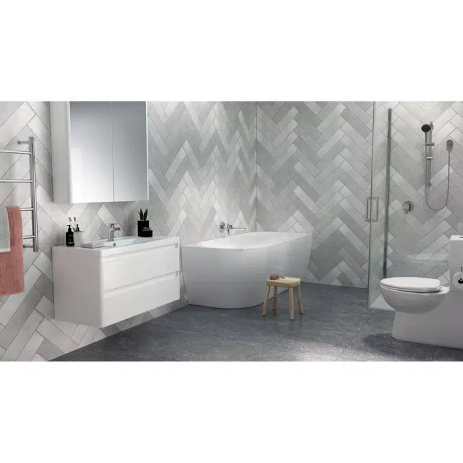 Posh Solus Back To Corner Freestanding Bath 1700mm Right Corner White