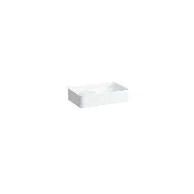 Image for LAUFEN Val Rectangular Counter Basin with Overflow No Taphole 550mm White