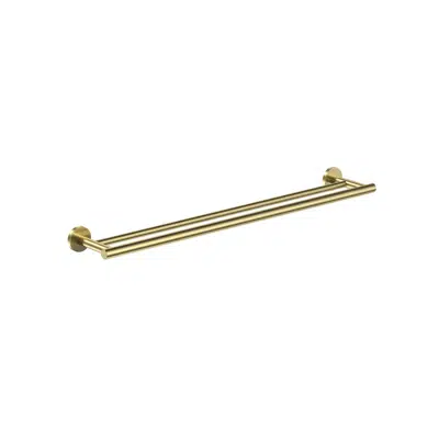 Image for Roca Ona Double Towel Rail 800mm Brushed Brass