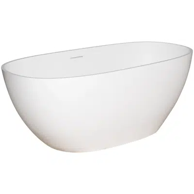 изображение для Kado Lussi Cast Solid Surface Freestanding Bath with Plug & Waste 1700mm