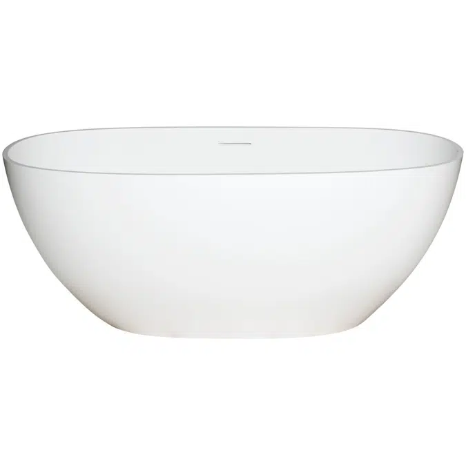 Kado Lussi Cast Solid Surface Freestanding Bath with Plug & Waste 1700mm