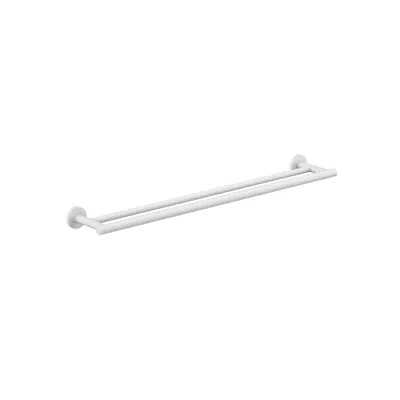 Image for Roca Ona Double Towel Rail 800mm Matte White