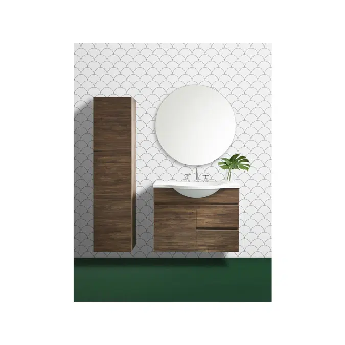 Posh Domaine 600mm x 600mm Round Polished Edge Mirror