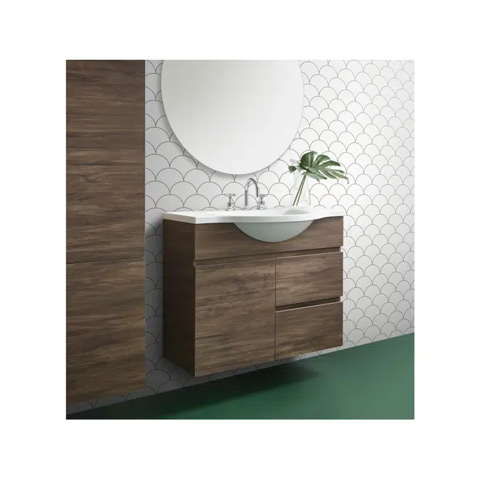 Posh Domaine 600mm x 600mm Round Polished Edge Mirror