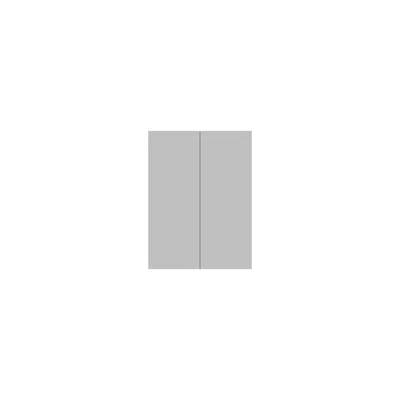 kuva kohteelle Posh Domaine 600mm x 800mm Shaving Cabinet Standard 2 Door