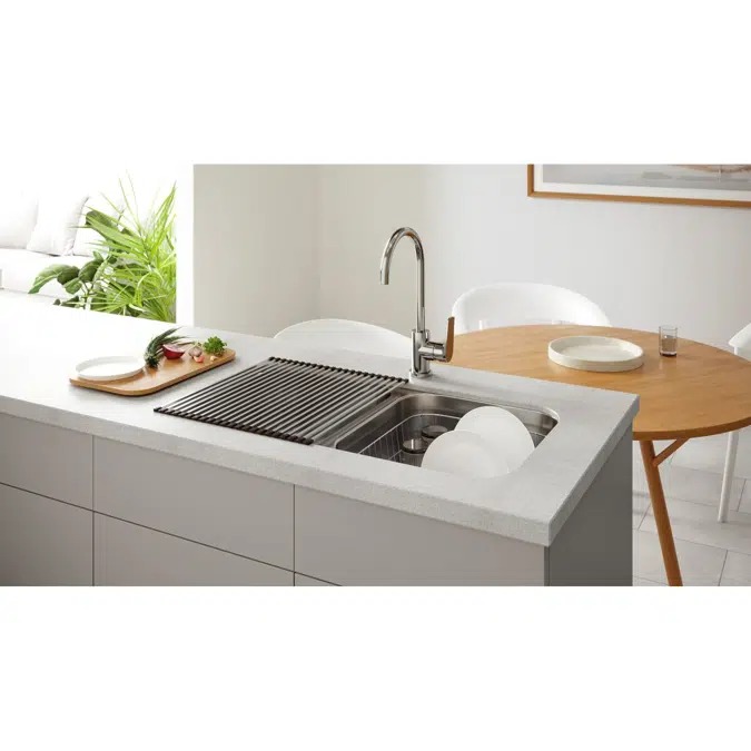 Posh Solus MK2 Gooseneck Sink Mixer Tap Chrome (4 Star)