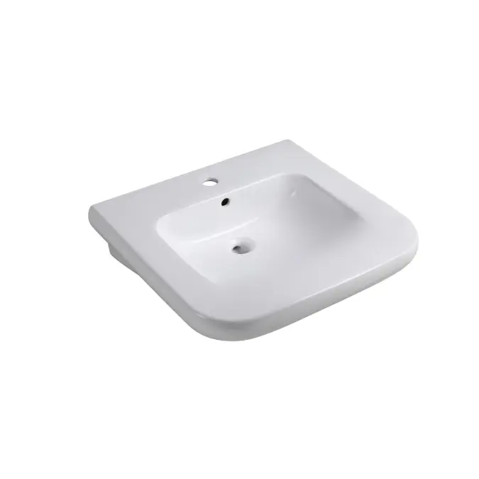 BIM objects - Free download! Wolfen Wall Basin with Integrated Grab ...