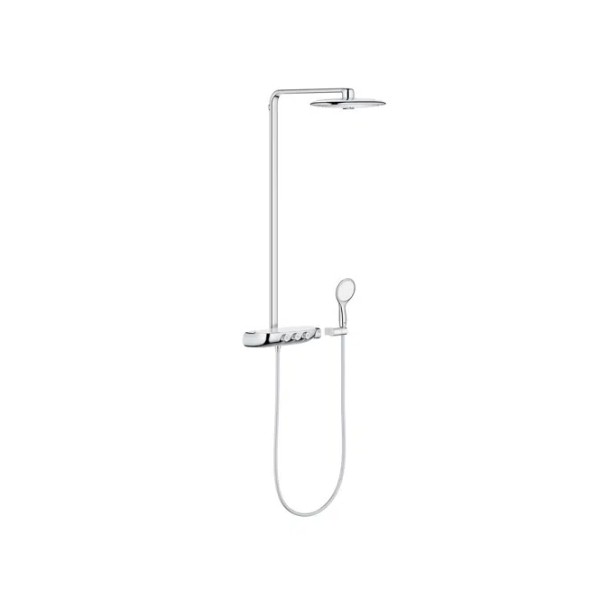 BIM objects - Free download! GROHE Rainshower SmartControl Shower ...