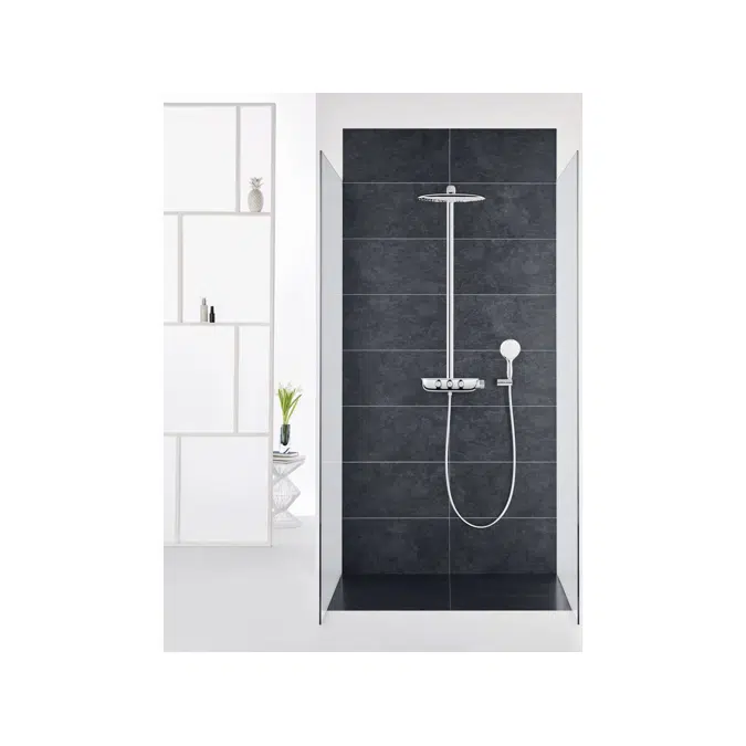 BIM objects - Free download! GROHE Rainshower SmartControl Shower ...