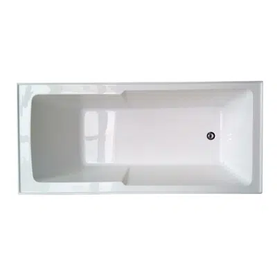 kuva kohteelle Posh Domaine Shower Bath 1700 x 780 x 400mm White
