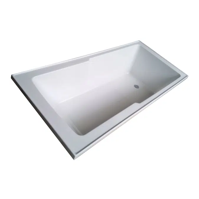 Posh Domaine Shower Bath 1700 x 780 x 400mm White