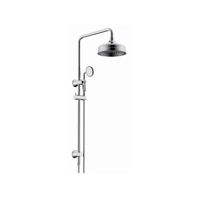 BIM objects Free download! Posh Canterbury Twin Rail Shower with Top