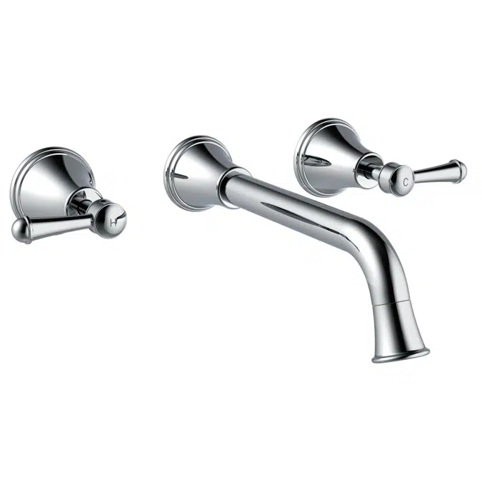 Bim Objects Free Download Posh Canterbury Wall Basin Set 220mm Lever