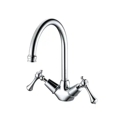 Immagine per Kado Era Sink Twinner Small Lever Handle Chrome (5 Star)
