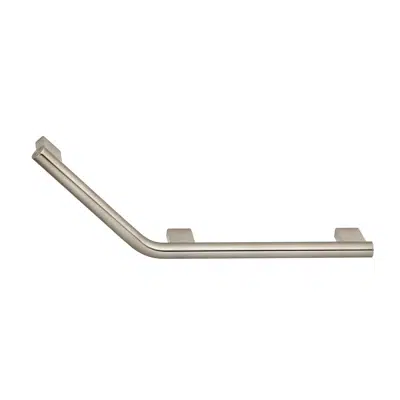 Mizu Drift Assisted Living Angled Grab Rail Right 260mm x 346mm 135 Degree Brushed Nickel 이미지