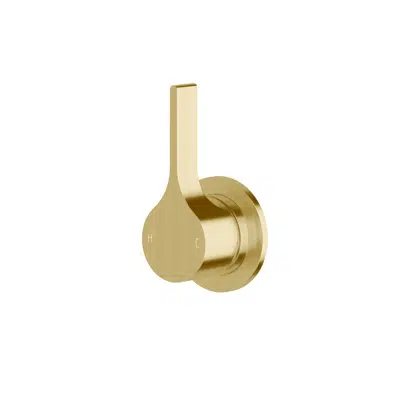 画像 Milli Oria Shower/Bath Wall Mixer PVD Brushed Gold