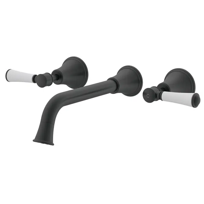 BIM objects Free download! Posh Canterbury Wall Bath Set 220mm Lever
