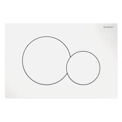 Geberit Sigma 01 Dual Flush Access Plate ABS White için görüntü