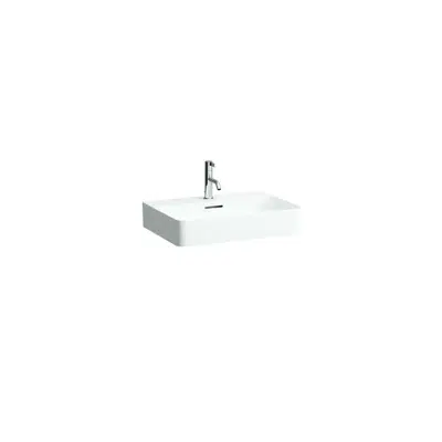 Image for LAUFEN Val Wall / Counter Basin with Overflow 1 Taphole 550mm White