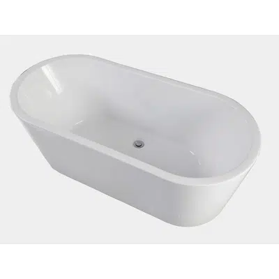 รูปภาพสำหรับ Posh Solus Freestanding Bath 1500 x 700 x 560mm White