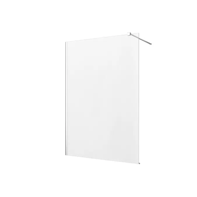 BIM objects - Free download! Kado Lux Fixed Shower Screen Panel and ...