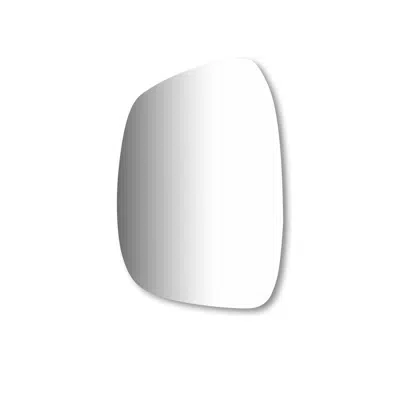 Image for ISSY Glide 650mm x 450mm Small Vertical Mirror Left
