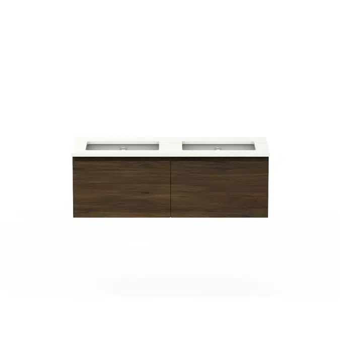 BIM objects - Free download! Posh Domaine 1200mm Wall Hung Vanity Unit ...