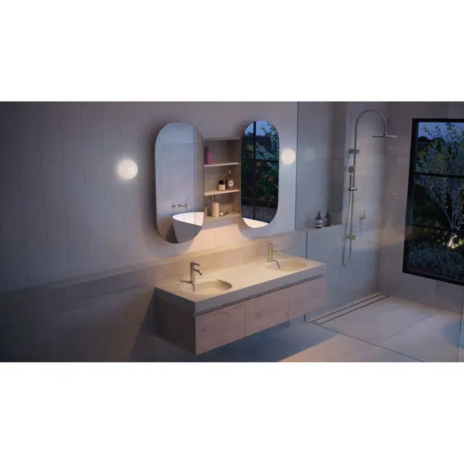 Milli Oria Basin Mixer PVD Brushed Nickel (5 Star)