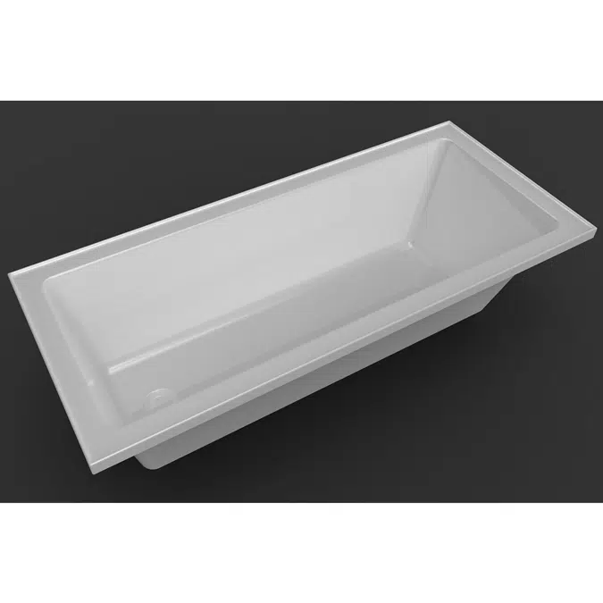 Base Acrylic Bath 1500 x 750 x 400mm White