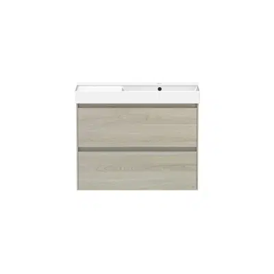 รูปภาพสำหรับ Roca Ona Vanity All Drawer Twin Right Hand Bowl 800mm Light Oak