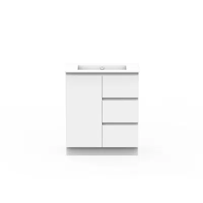 Image for Posh Domaine 750mm Floor Mount Vanity Unit Conventional Ceramic Top