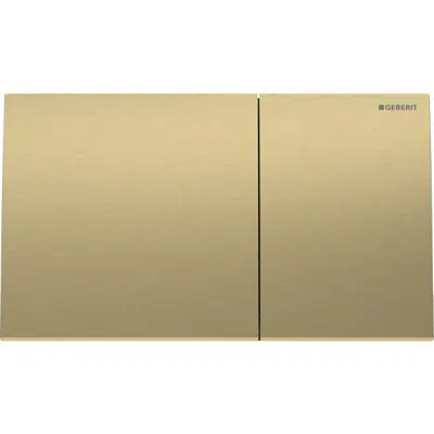 Image pour Geberit Sigma70 Dual Flush Button Brass Easy Clean Coating