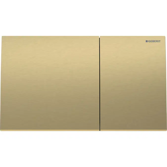 Geberit Sigma70 Dual Flush Button Brass Easy Clean Coating